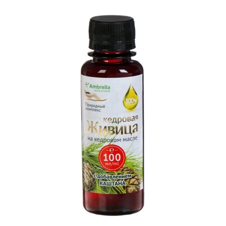 Cedar lifting in cedar oil with chestnut, from varicose veins, 100 ml-1