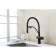 LEMARK Bronx LM3761BL kitchen mixer, single -leaf, with output for drinking water, black 90765