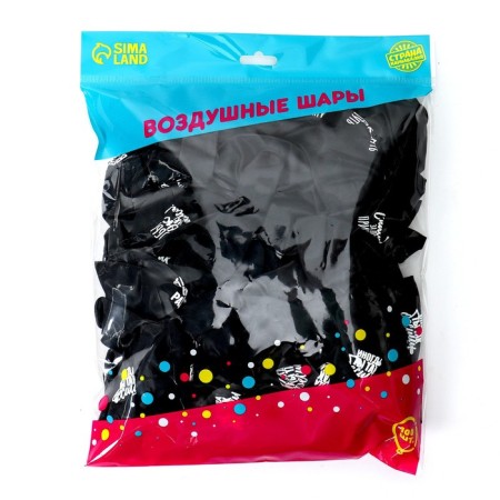 Latex ball 12 "Offective, common", 1 tbsp., 100 pcs.-3