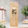 Candle for Cake "Almaz", number "6", gold with black