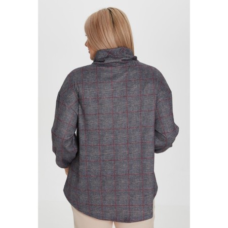 Female jumper, size 54, gray color-3