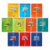 A set of subject notebooks of 48 sheets "Bright color", 10 items, covered cardboard, selective varnish