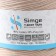 Knitted yarn secondary 90% cotton, 10% p/e, 100m/450 ± 50 g (powder) mix