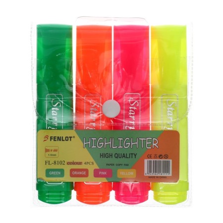 A set of markers-textbooks, 4 colors, 5 mm