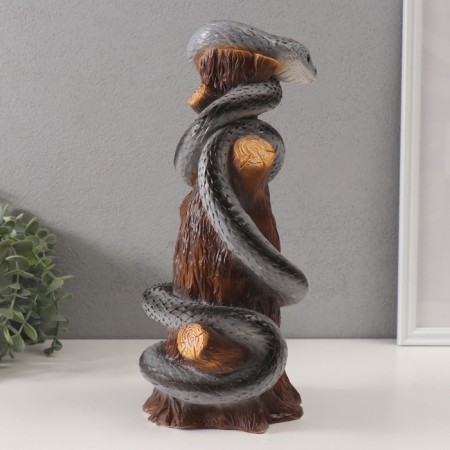 New Year's figure "Snake on the hemp" 33 x 14 x 15 cm.-2