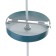 Lamp Bayerlux "Etner" E27 40W blue 39x39x28-128 cm