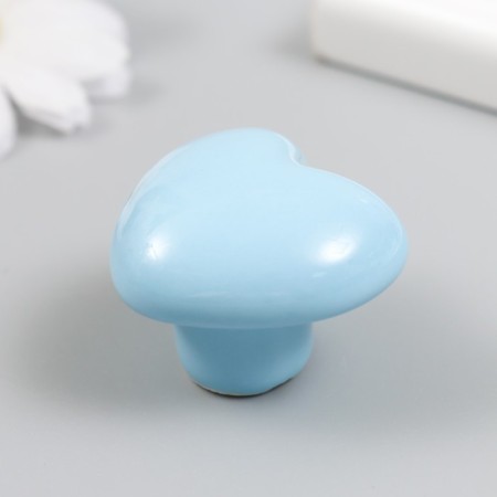 Pen for the casket ceramics, metal "heart" Blue 3.8x3.8x3 cm-1