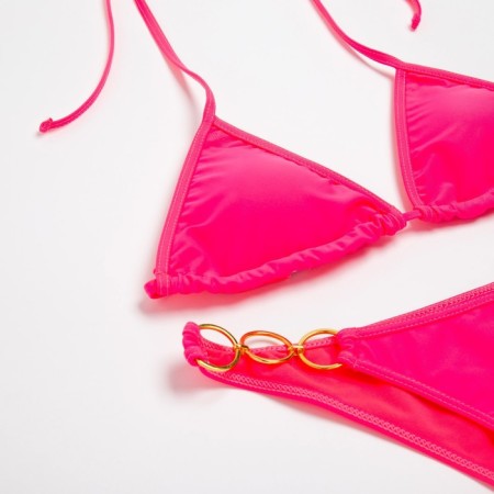 Separate male swimsuit minku with a top pink color, size 46-10