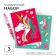 Chancellery "Unicorn", notebook A6, pen, stickers, Minnie Mouse
