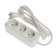 The extension cord UNIVERSAL E-303, 3 sockets, 3 m, PVS 3x1, 16 A