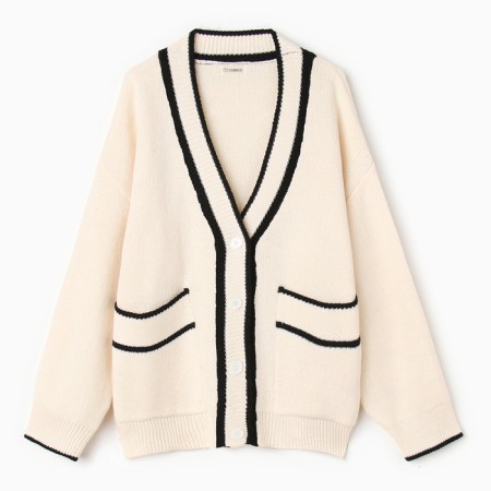 Cardigan female, milk color, size 42-46-1