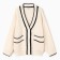 Cardigan female, milk color, size 42-46