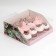 Confectionery box with PVC lid, packaging, “berries”, 25 x 22.5 x 10 cm