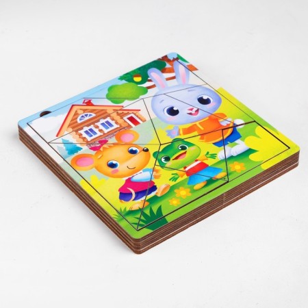 Puzzle split “Tales for babies”, 3 pictures in the frame-2