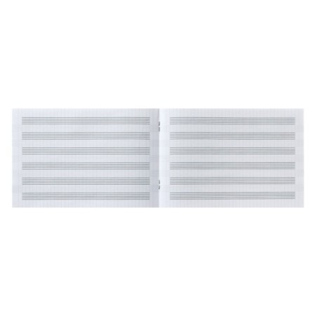 Note for notes A5 16 sheets on the paper clip "Music cats", cover offset paper-1