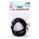 Beads made of natural stone "Black Agat" set 60 pcs., Size 1 pc. - 6 mm