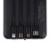 External battery 484, 10000 mAh, Type-C/Lightning/MicroUSB cables, lantern, black