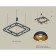 AMBRELLA LIGHT, TRADITIONAL DIY, XB9182081, GX53, Black Sand, Golded Polished, Transparent Supervision.