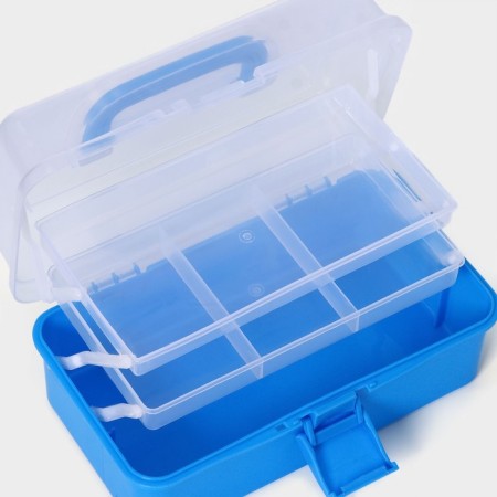 Organizer for storage, 3 departments, 27 × 17 × 13 cm, color mix-5
