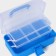 Organizer for storage, 3 departments, 27 × 17 × 13 cm, color mix