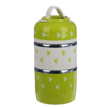 Lunch-Box "kittens", 1.23 l, retains heat 4 hours, 11.5 x 23 cm, mix