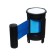 Cassette with an exhaust tape - 180 cm, height - 11 cm, width - 48 mm, blue