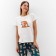 Home female "Corgi" (T -shirt/pants), white/green color, size 46