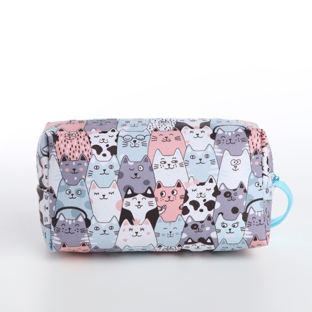 Lightning cosmetic bag, gray color-1
