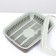 The tray is large with the net and the ATLANTIS "Standard", 43 x 33 x 12.5 cm, chocolate