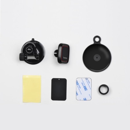 Hoco CA28, magnetic, suction cup, black-5
