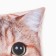 Decorative Ethel Pillow "Kit" 40x40 cm, Gabardin, 100% p/e