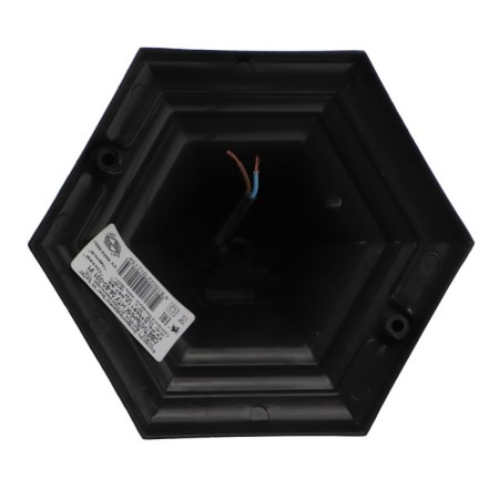 Lamp NTU 04-60-001 Oscar, E27, IP44, 60 watts, transparent glass, black-2
