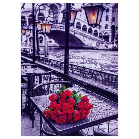 Diamond mosaic “Waiting for your beloved” 30 × 40 cm, 33 colors