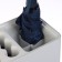 Umbrella stand, plastic, 6 round, 4 square departments, 18 × 18 × 26.5 cm, gray
