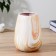 VAZ Coramics Table "Marika" H-18 cm d-9.5 cm, orange-white