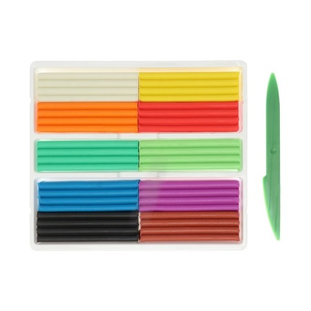 Plasticine floating 10 colors "Baby"-14