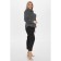 Female blouse, size 54, dark gray color