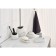 Little Rock toothbrush cup, white color