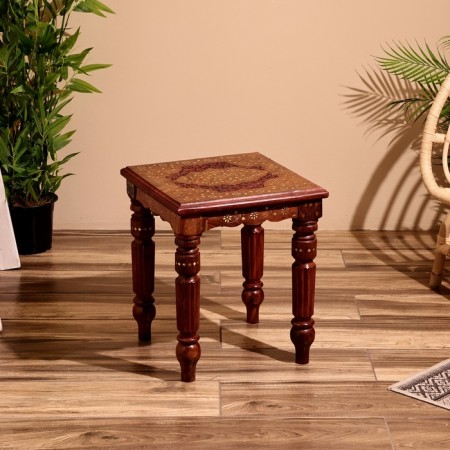 Coffee table 38x38x42 cm, shisham tree