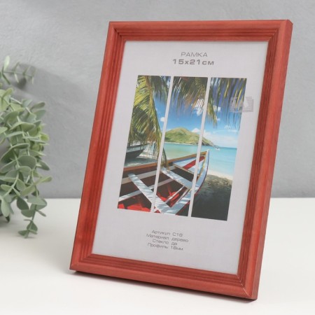Photo frame tree "Image Art" C18 15x21 cm, (plastic screen), red tree-1