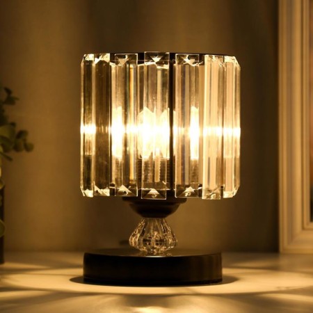 Table lamp 16225/1BK E27 40W Black 13.5x13.5x19 cm-2
