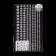 Rhinestones for nail decor, on a glue basis, d = 3/4/5/6/7 mm, silver color