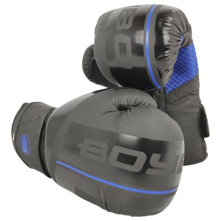 Boxing BOYBO B-Series BBG400, 8 ounces, black/blue color-1