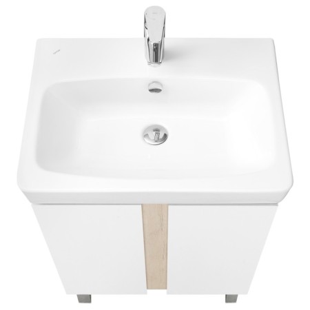Tumbling under the Aquaton Country sink, 60 cm, white color, oak Verona-2