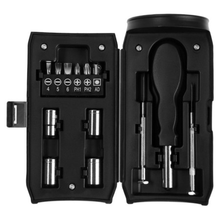 Tundra instruments set, gift plastic case "Bank", 13 items-5