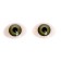 Eyes, set 8 pcs., The size of the iris 12 mm, the color is green