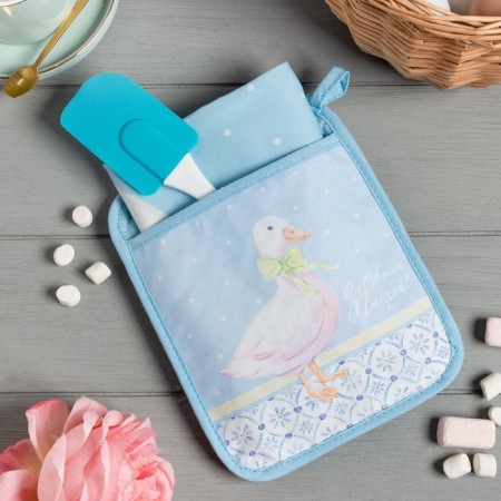 Gift set "with a light Easter" seize-carman, a towel 40x73, 100% cotton, silicone blade-1