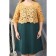 Women's dress, size 60, green color