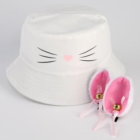 Panama Panam for a girl "Cat", + ears-pins, river 54-7