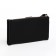 Women's wallet on the button, black color